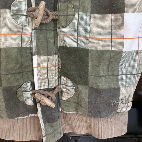 Roxy Green Plaid Jacket - Picture 3 of 9